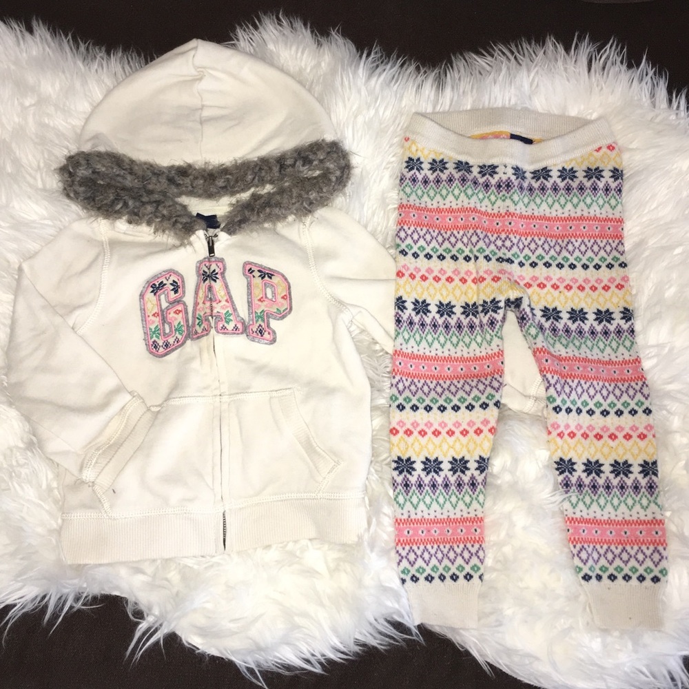 Hoodie and sweater leggings set